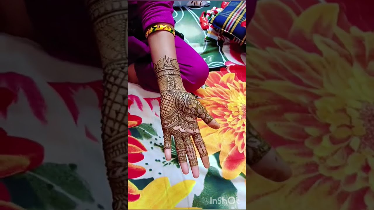 मुझे यकीन है कि इतनी सुंदर और आसान डिजाइन आपने पहले कभी नहीं लगाई हो welcome to sumomehendi.desgins🙏