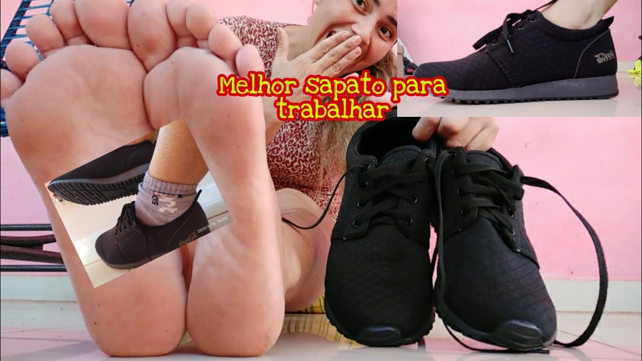 Melhor sapato para trabalhar meus pés agradecer