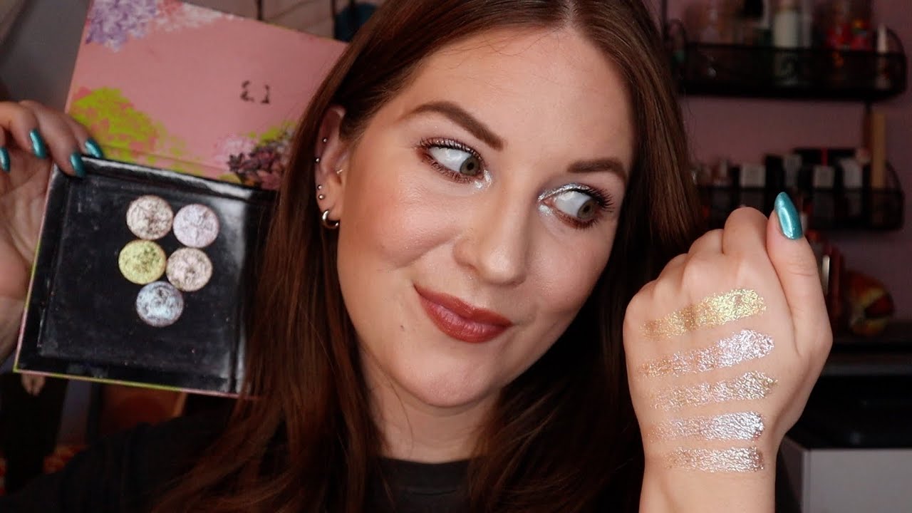Eye Swatching NEW Shine by SD Sparkle Lights Collection | hot vegan hannah