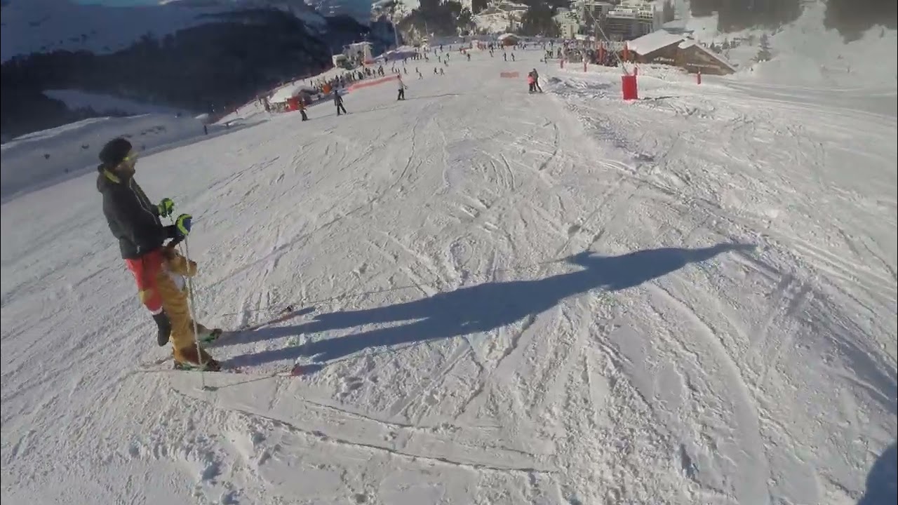 Flaine - serpentine beginners piste