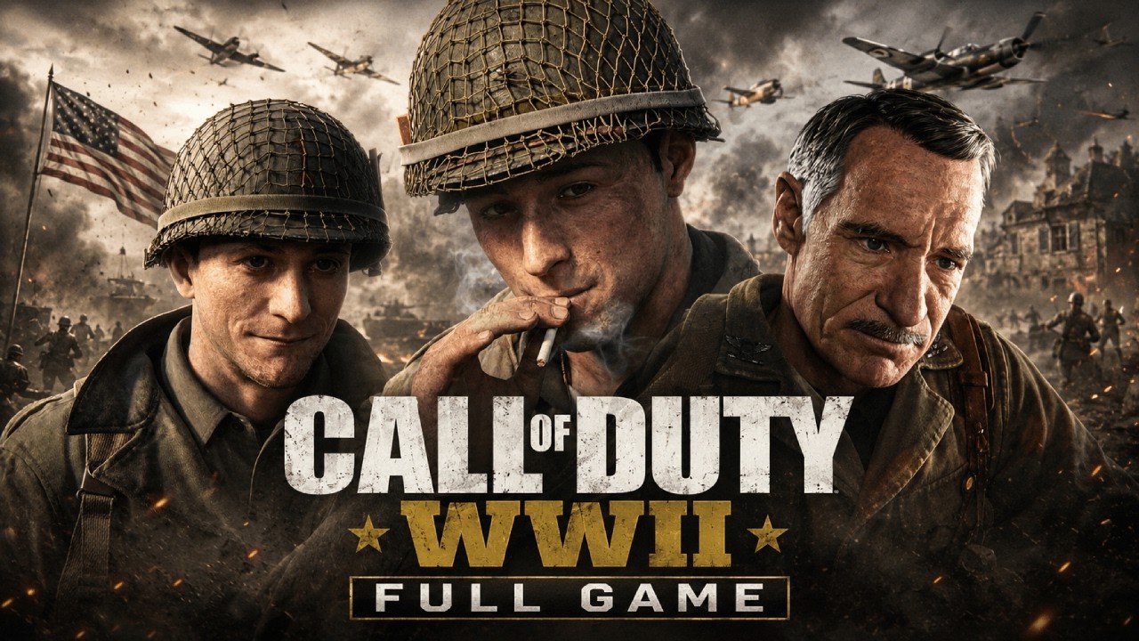 COD WW2 - Full Game Walkthrough 4K 60FPS  No Commentary