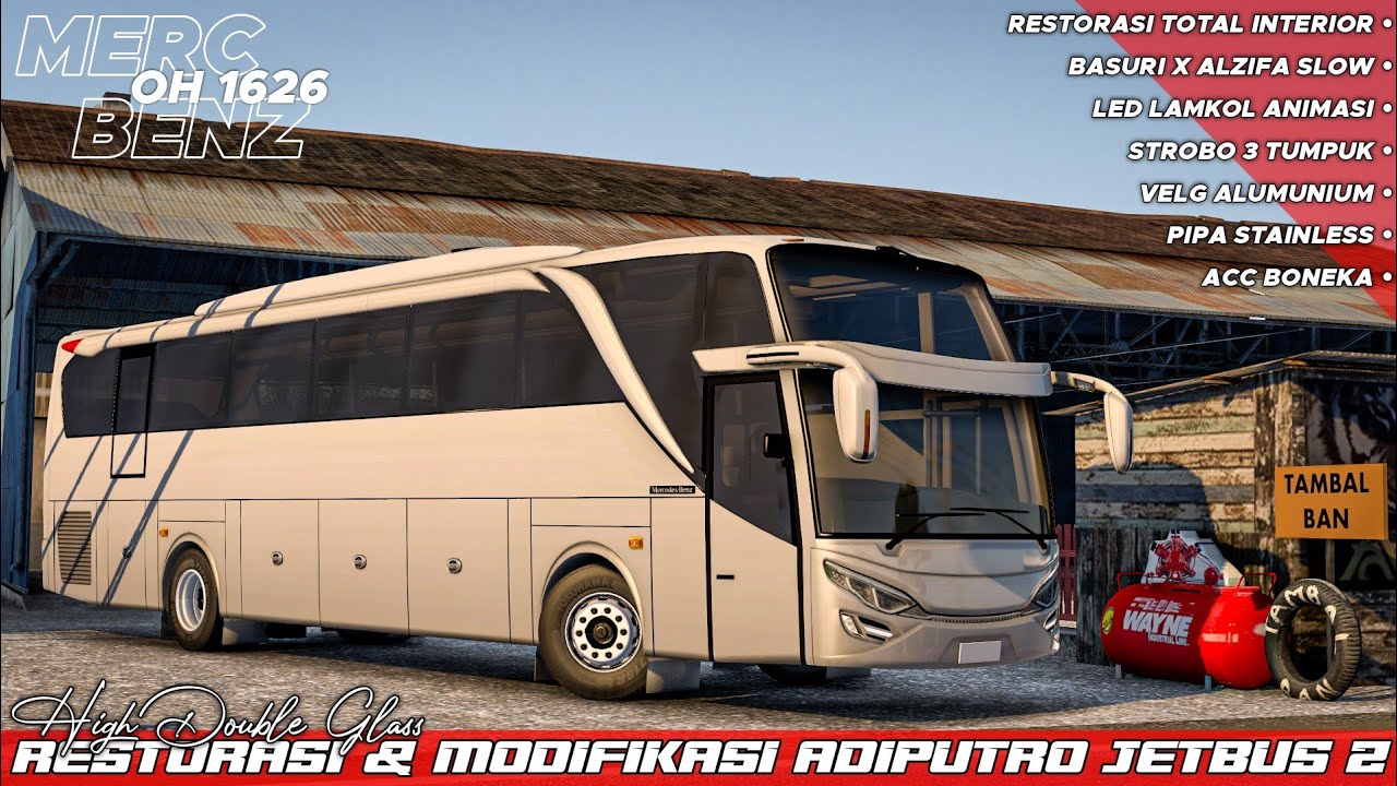 Restorasi & Modifikasi Adiputro Jetbus 2 HDD, Hasilnya Keren!!🔥| ETS 2 Indonesia