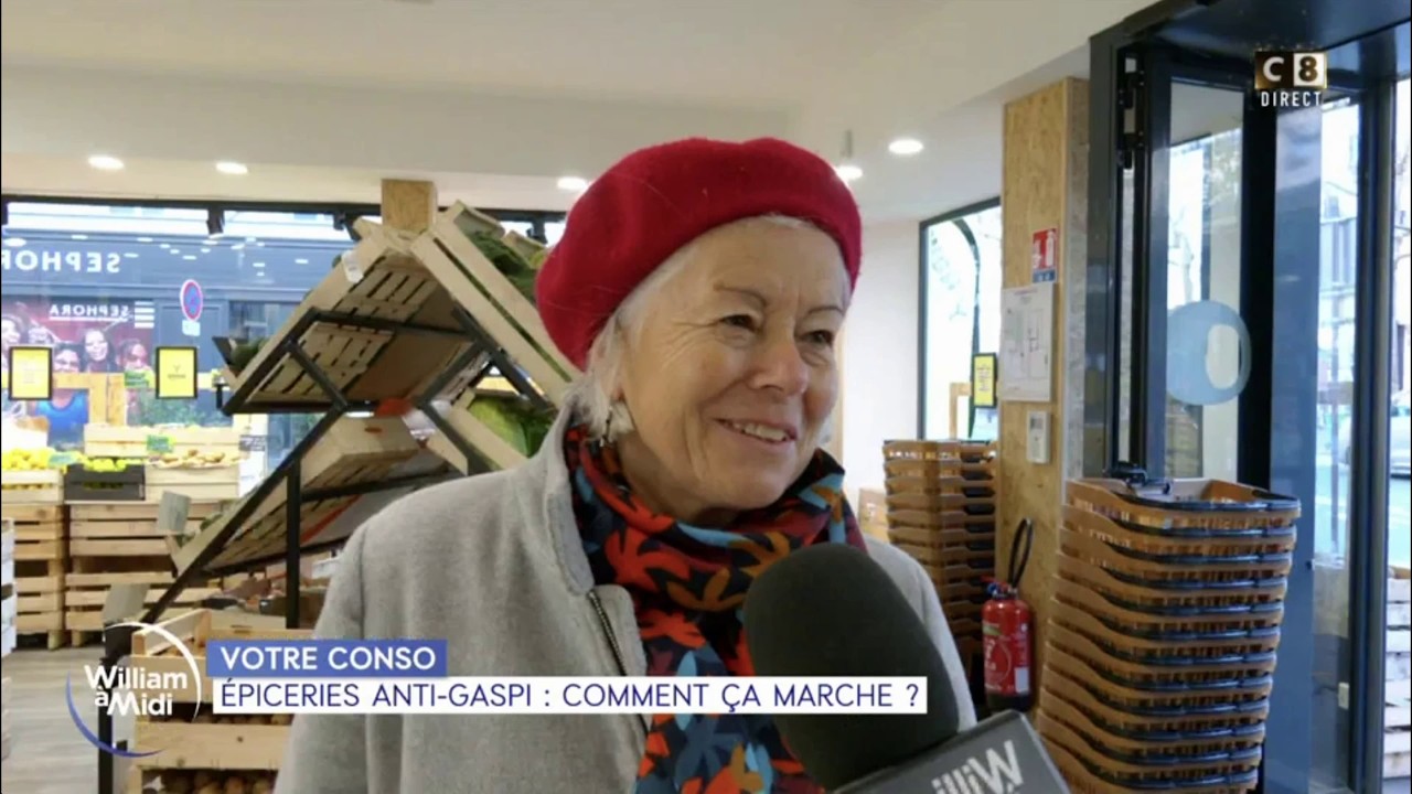 Rodolphe Bonnasse : Ces magasins qui luttent contre le gaspillage alimentaire - William à midi | C8