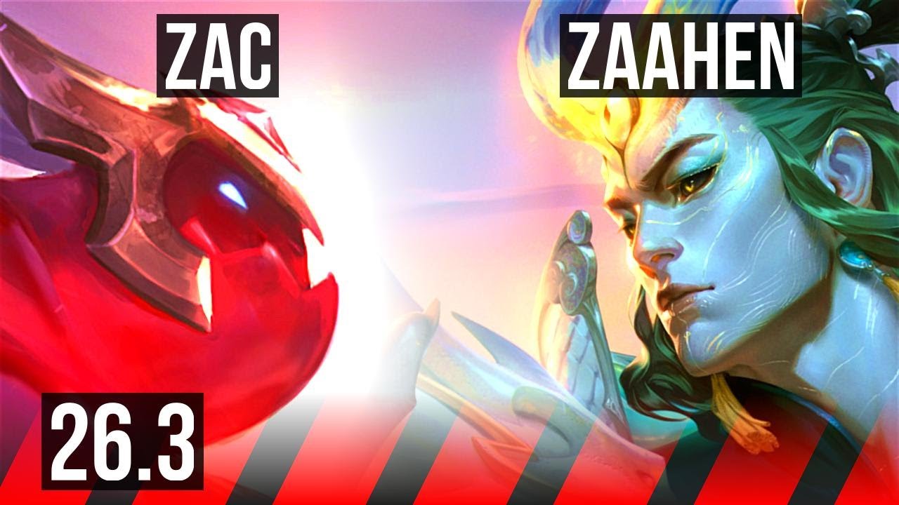 ZAC vs ZAAHEN (TOP) | EUW Diamond | 26.3