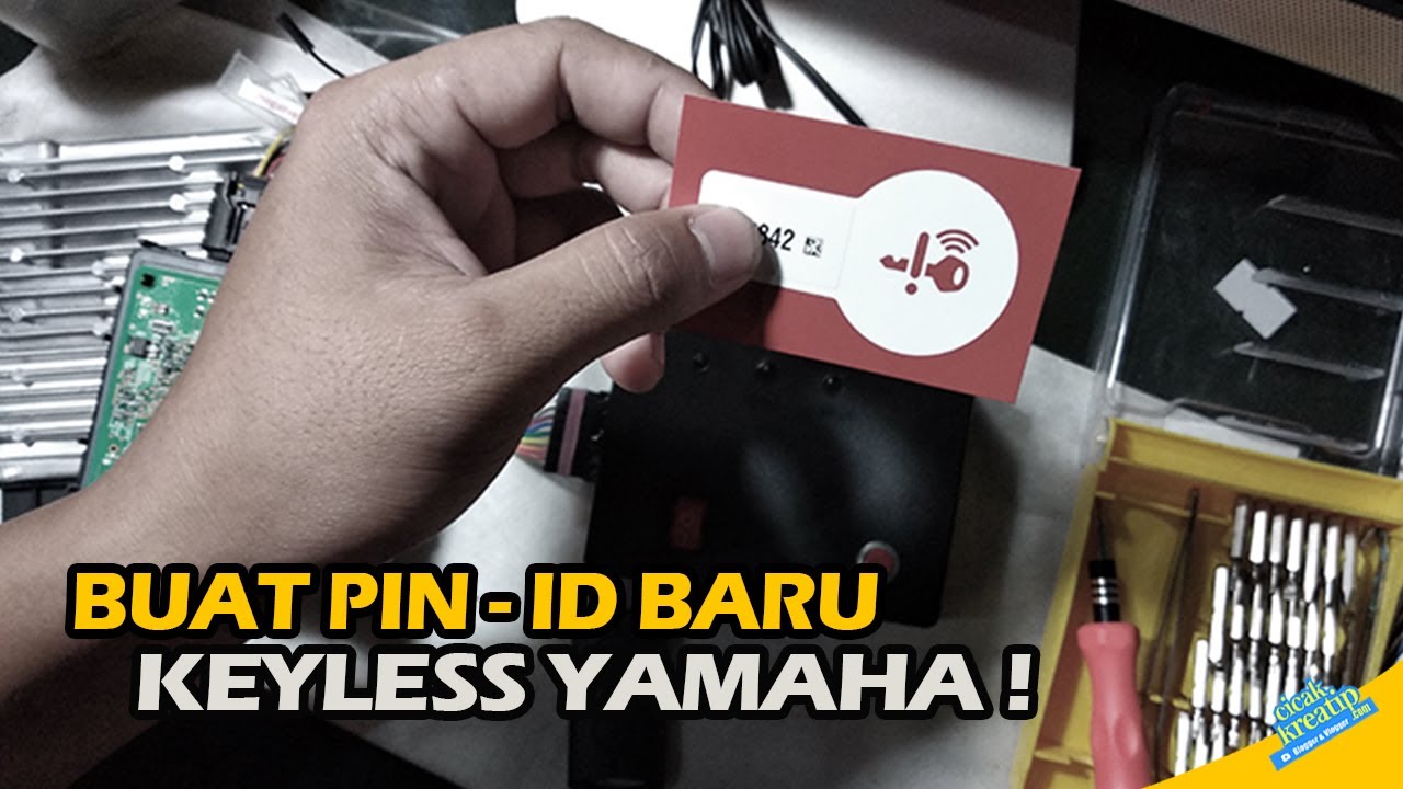 Buat PIN ID Baru Remote Yamaha Nmax, Freego, Aerox, Fazzio, Lexi