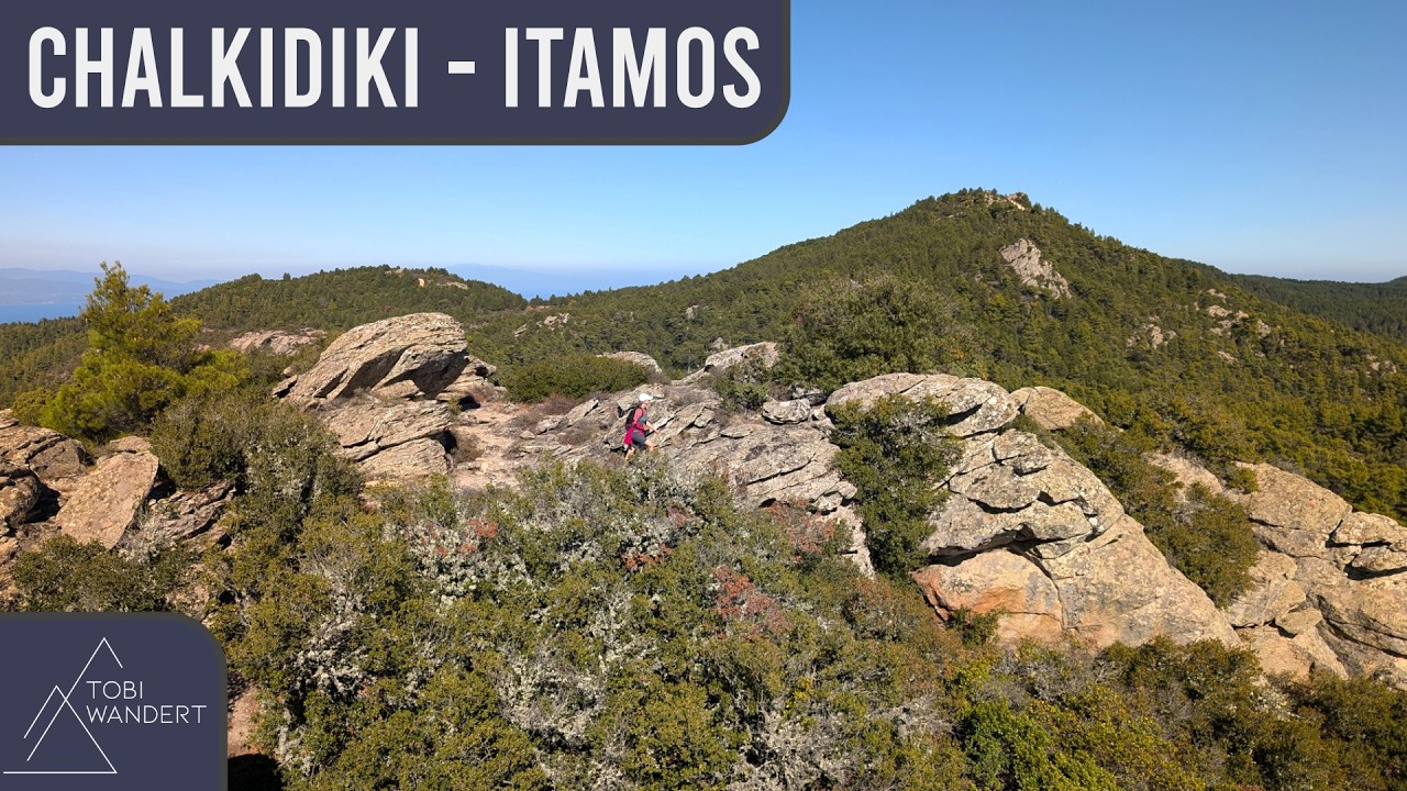 3 Gipfel-Tour auf den höchsten Berg Sithonias (Itamos, 817m) in Chalkidiki