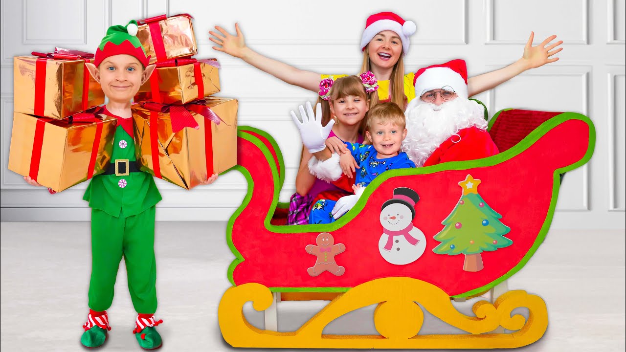Fun CHRISTMAS stories  wiht Oliver Diana and Roma's
