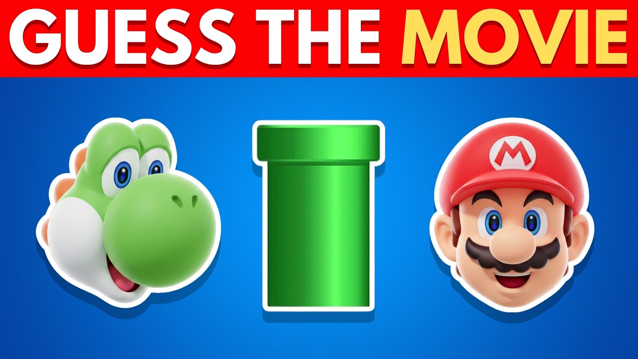 Guess The Movie by the Emoji! 🍿🔥 Movie Quiz 2026 | Super Mario Galaxy, Zootopia 2