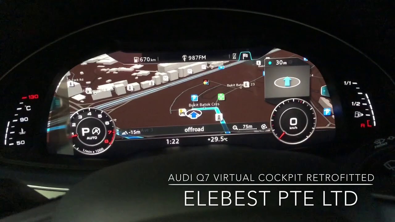 AUDI Q7 Virtual Cockpit Retrofitted