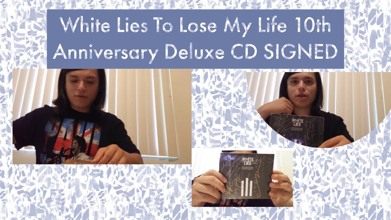 @whitelies To Lose My Life 10th Anniversary Deluxe CD SIGNED