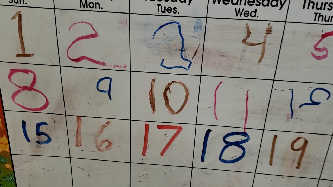 4/5 calendar Friday March 20