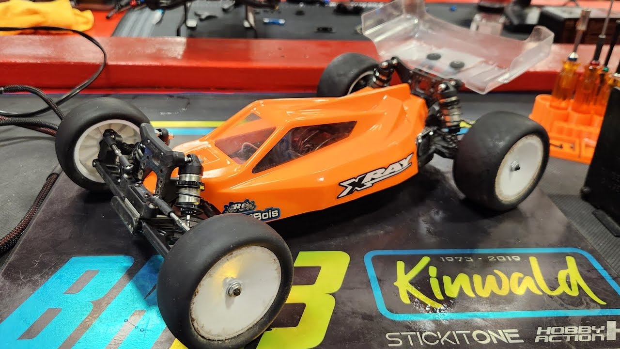 Xray XB2D 26' at Hobby Action practice session. 