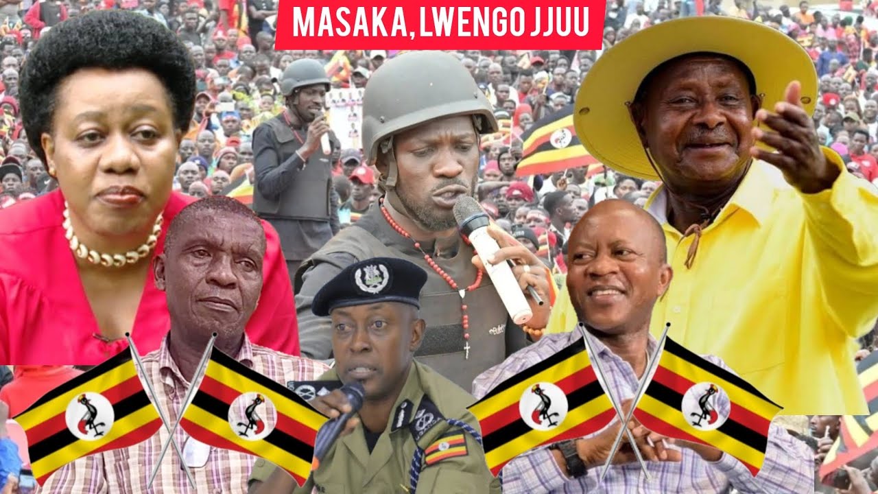 KOJJA KAGATO ABOTODDE POLICE,GASHUMBA N'E MZEE  MUSEVENI KUBYA JAM MASAKA RD BOBIWINE E MASAKA KIKA