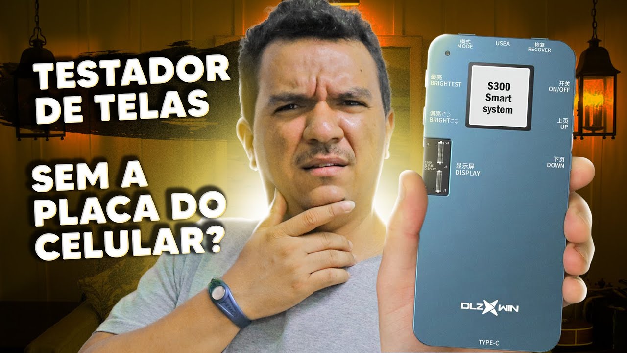 Veja a MÁQUINA que os Chineses usam para TESTAR telas sem a PLACA do celular! E onde comprar