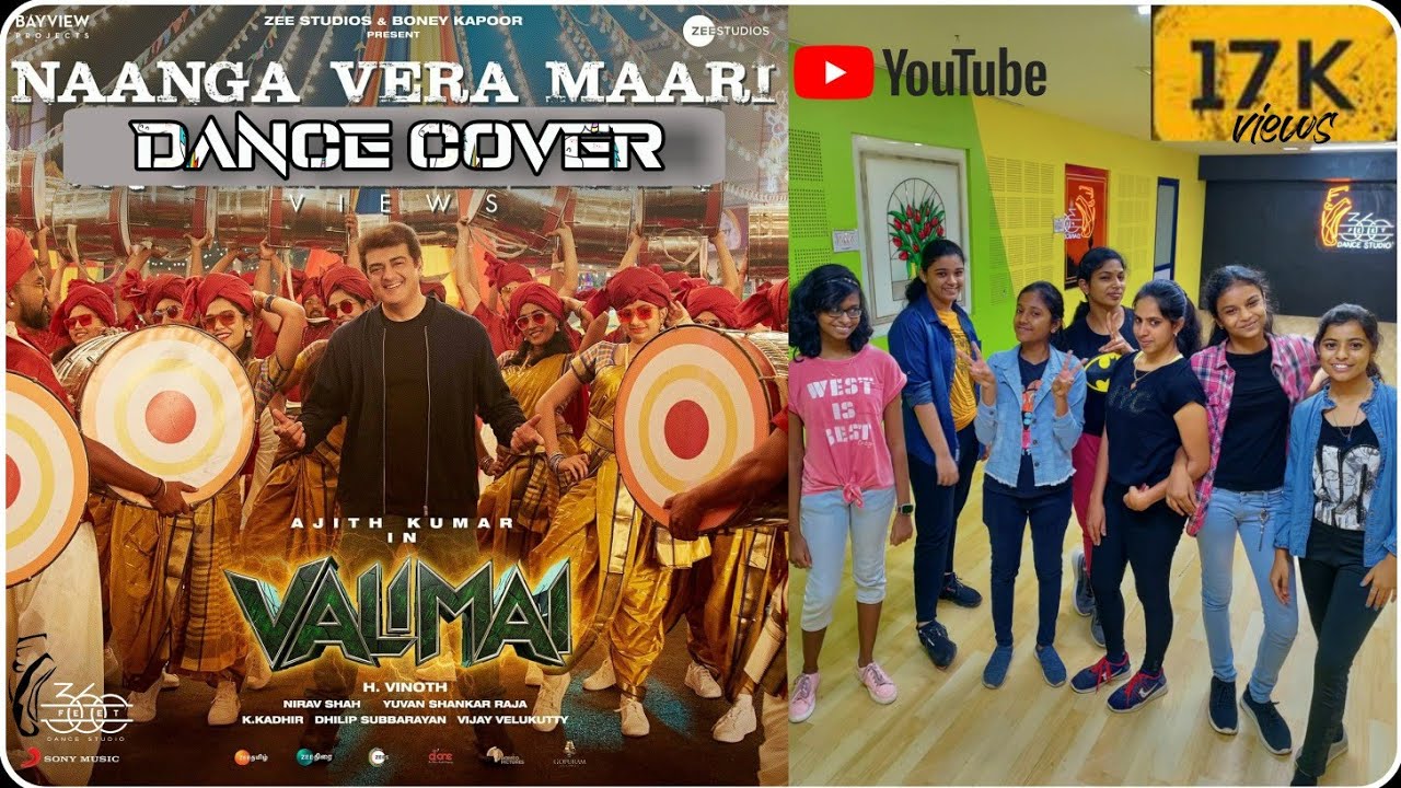 NANGA VERA MAARI DANCE COVER |VALIMAI  |feet 360dancestudio #valimaidance#nangaveramari