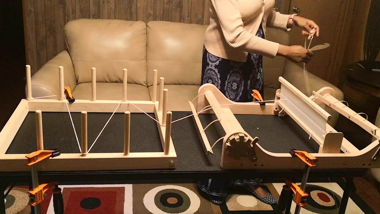 Hybrid Warping an (Ashford) Rigid Heddle Loom (Part 1 of 3)