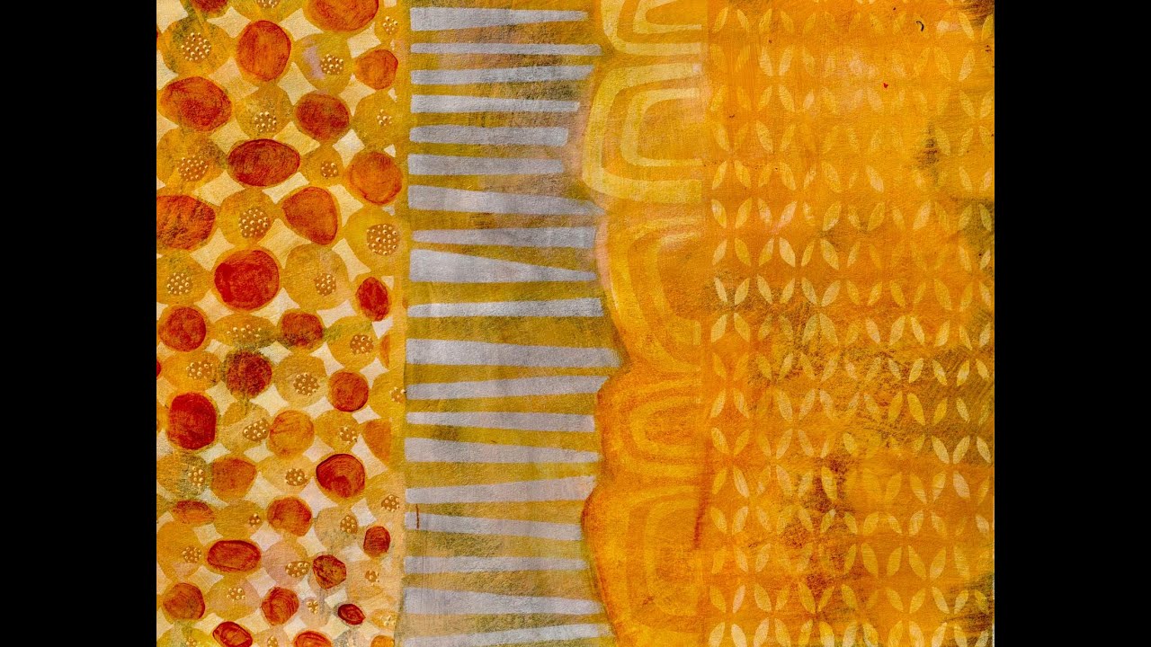 Mixed media painting and sketchbook work