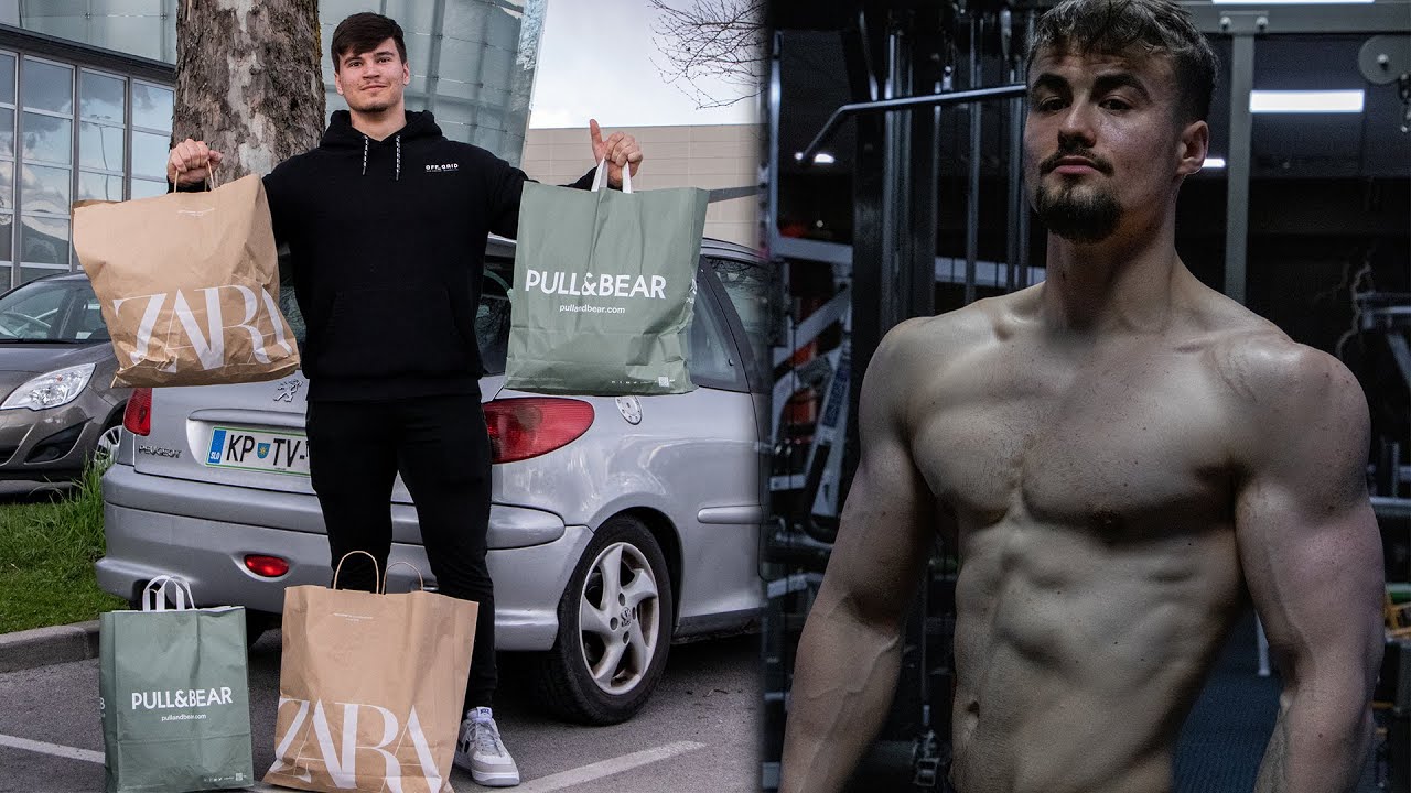 GYM BRO DATE V LJUBLJANI | Push Workout & Streetwear Shopping W/ Leo Kokol
