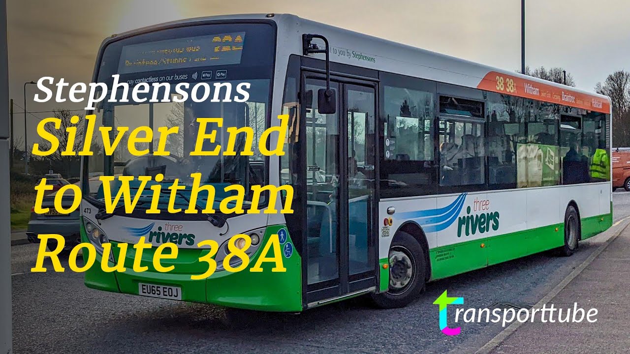 Silver End to Witham • Stephensons 38A • Realtime