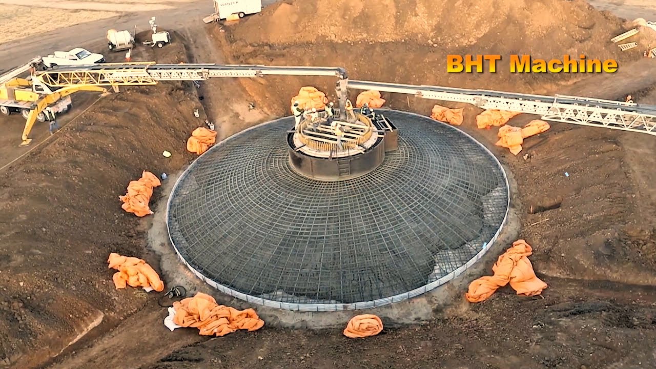 Wind Turbine Construction Process - Transport and Install Wind Turbines With Large Cranes