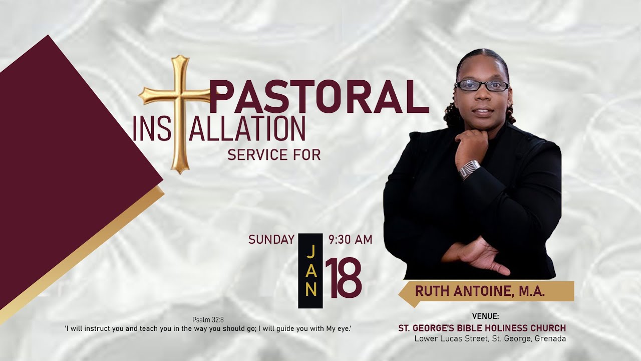 Installation Service for Pastor Ruth Antoine  |  VOWS, VISION, THE WORD by Gov. Timothy Antoine ETC