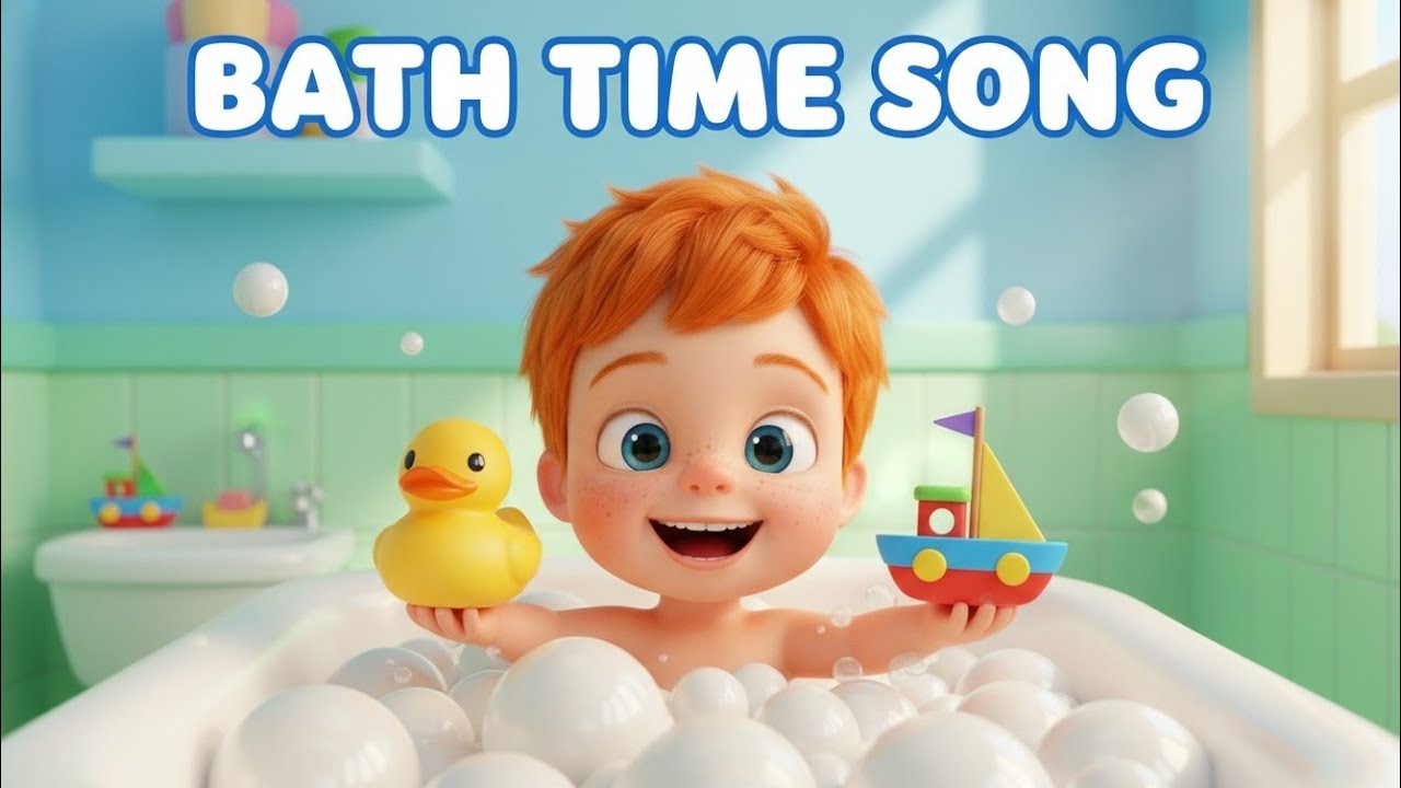 Bath Time Song for Kids | Wash Wash Fun