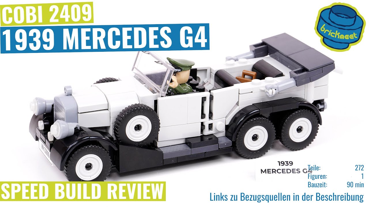 COBI 2409 - 1939 Mercedes G4 - Speed Build Review