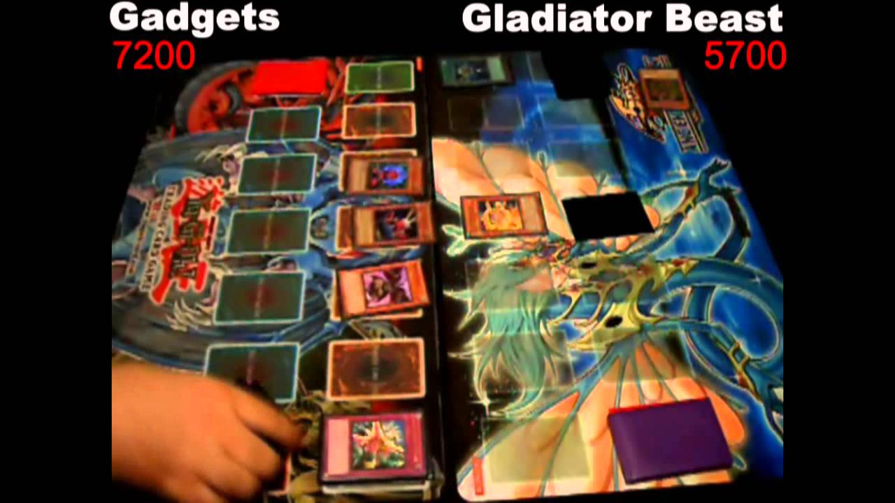 Yugioh Duel: Gladiator Beast vs Gadget - Round 1