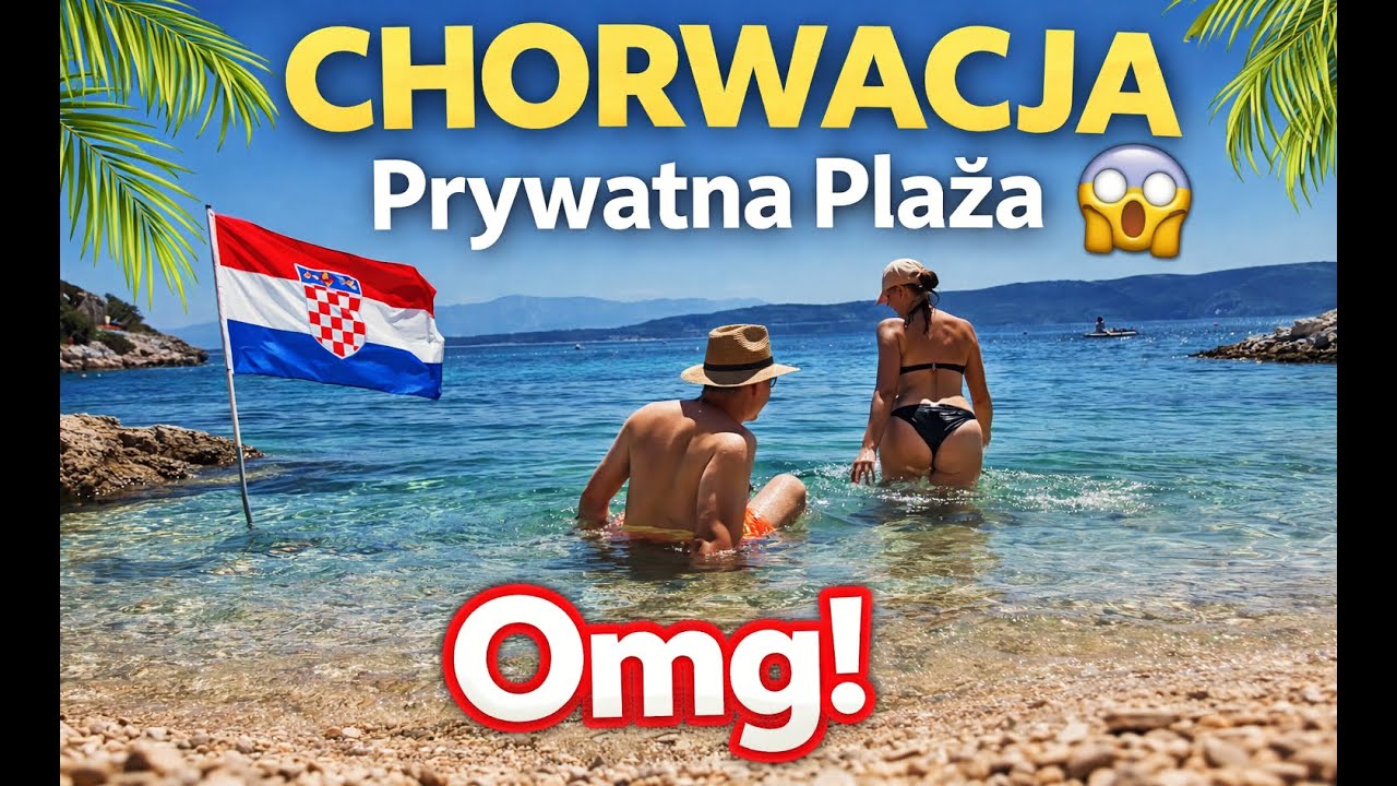 Chorwacja Prywatna Plaża Jędrna Pupa ;) Omg! Riviera Makarska Vlog Mala Duba Croatia