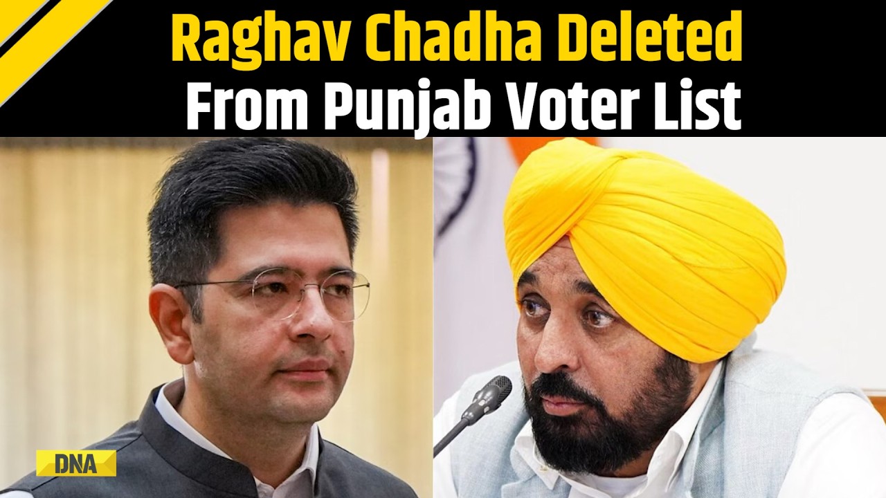Raghav Chadha Deleted From Punjab Draft SIR Alleges Vendetta AAP Hits Back | Full Details