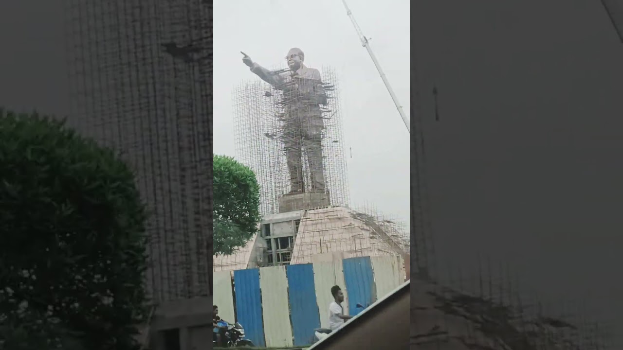 Dr B R Ambedkar statue/ Vijayawada/125 feet statue in Andhra Pradesh🤗 yt shorts 💕 trending shorts💕