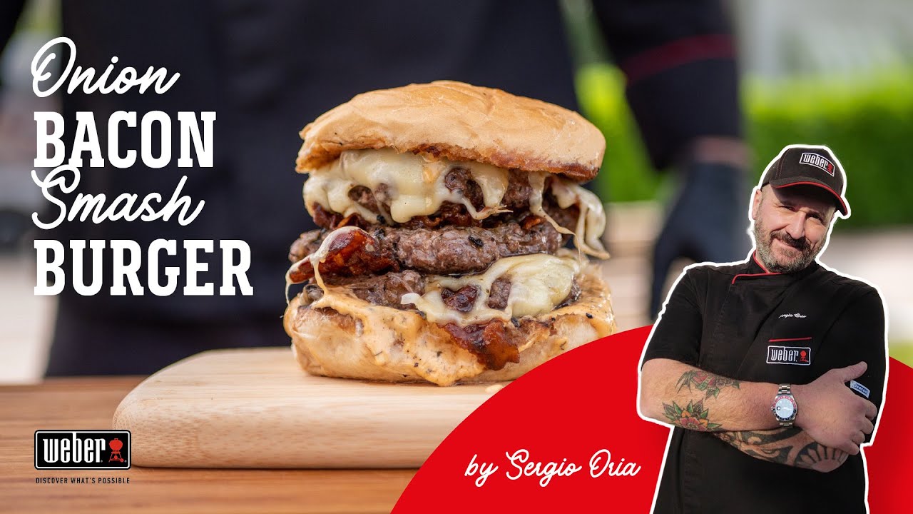 🔥🥓 ONION BACON SMASH BURGER: un CAPOLAVORO 🥓🔥