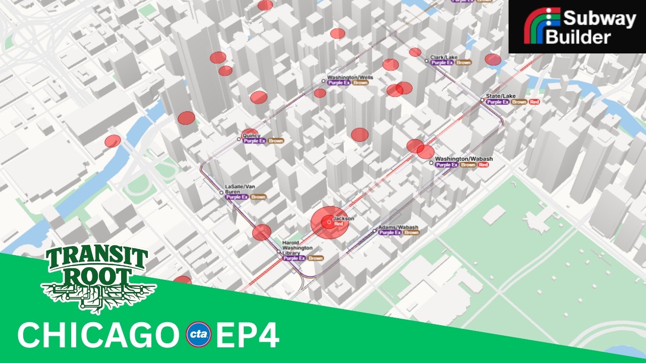 Finishing the Loop! - Green, Orange & Pink Line | Realistic Chicago Transit - Subway Builder Ep. 4