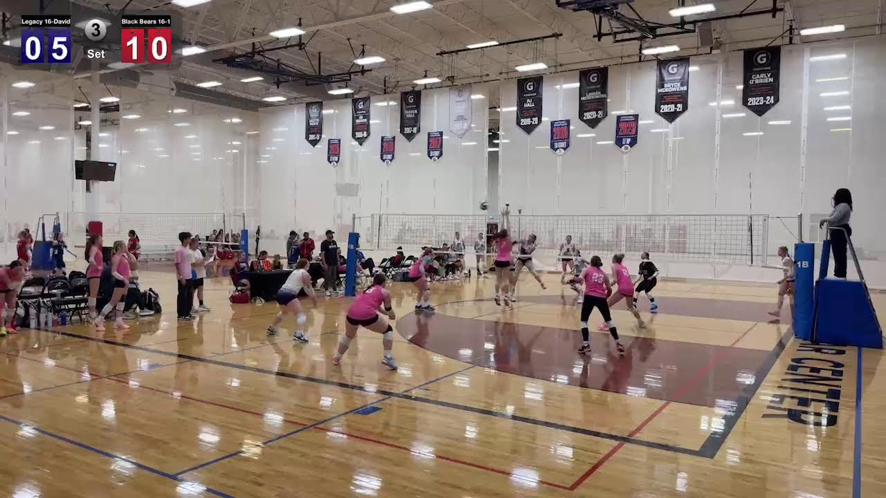 Legacy Volleyball: David 16 vs. Black Bears 16-1