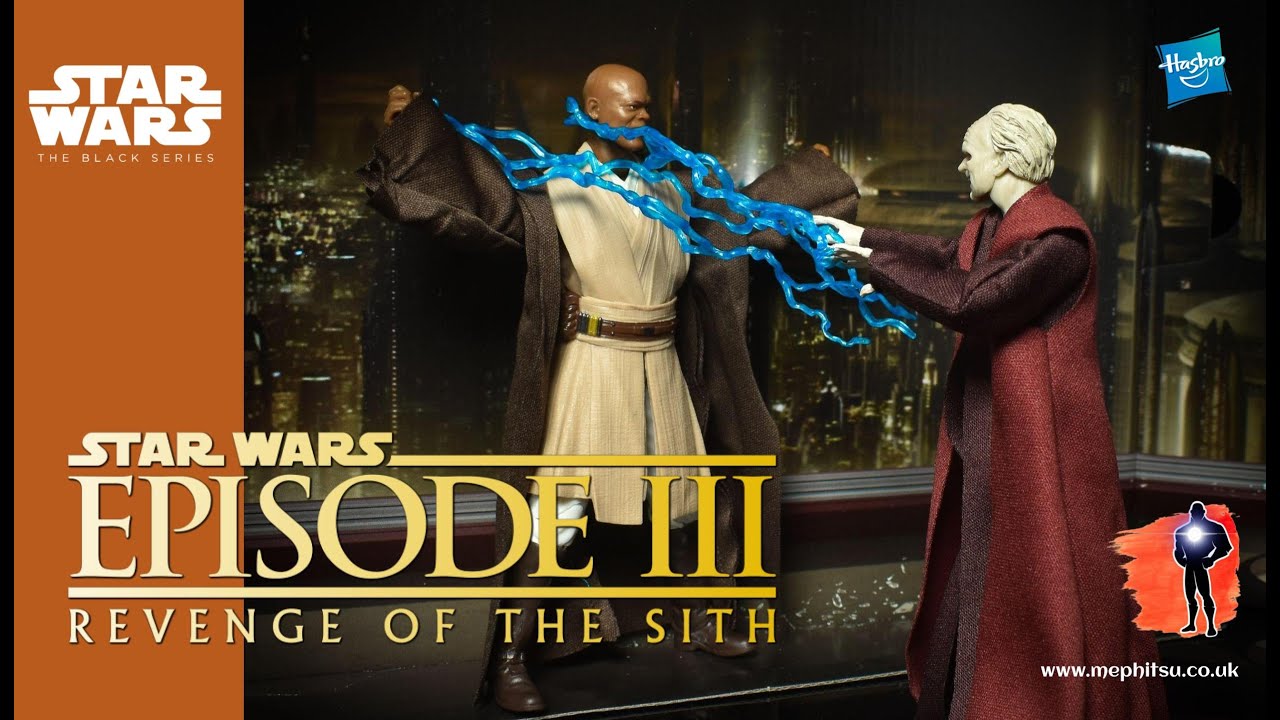 Star Wars Black Series Exclusive Mace Windu vs Darth Sidious from Revenge of the Sith