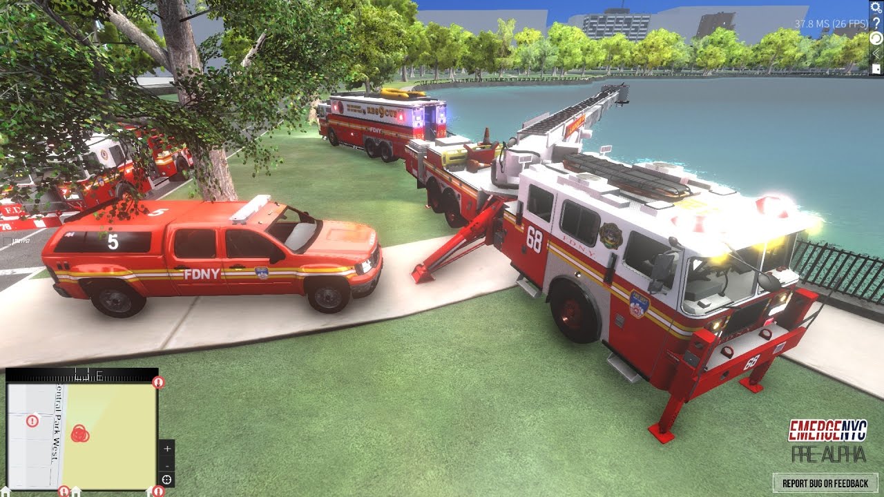 EmergeNYC Tech Demo | Simulated Ice Water Rescue In Central Park