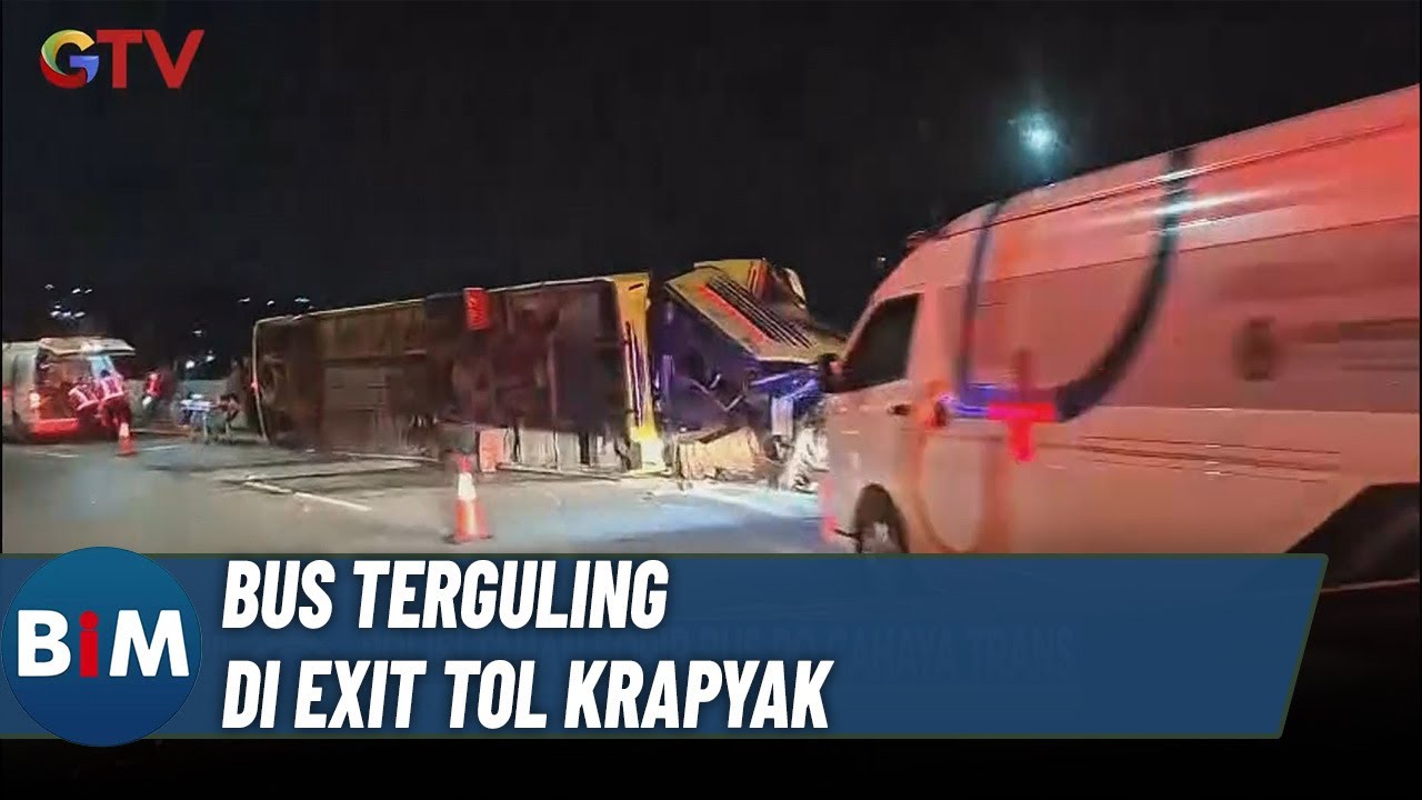 Kecelakaan Maut Bus di Exit Tol Krapyak, 16 Penumpang Meninggal |BIM (22/12)
