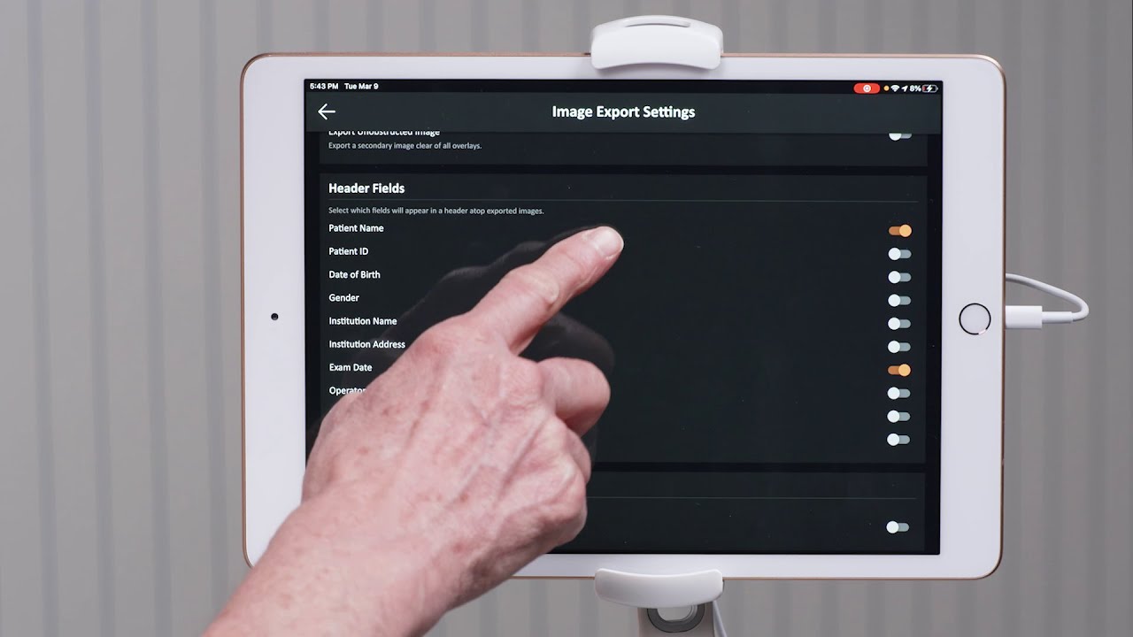 Clarius Feature: Settings