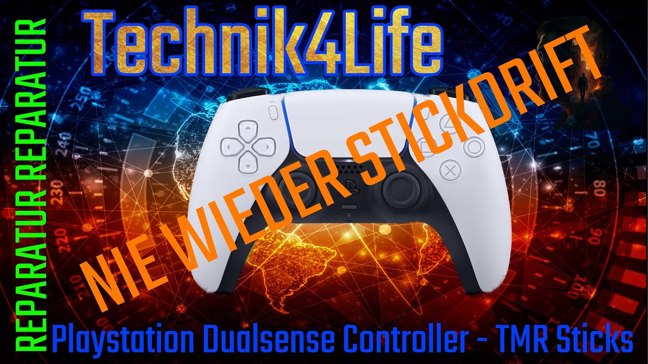 🇩🇪 #37 - PS5 Controller Stick Drift reparieren – TMR Sticks einbauen (Analogsticks tauschen)