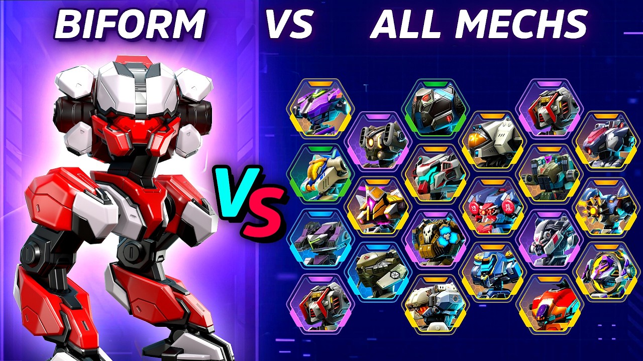 BIFORM vs All Mechs - Ability Test  - Mech Arena