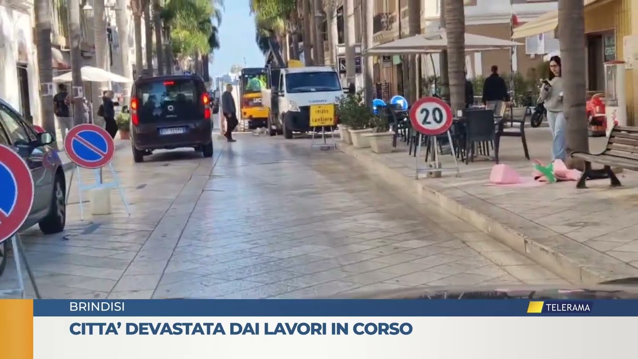Citta’ devastata dai lavori in corso