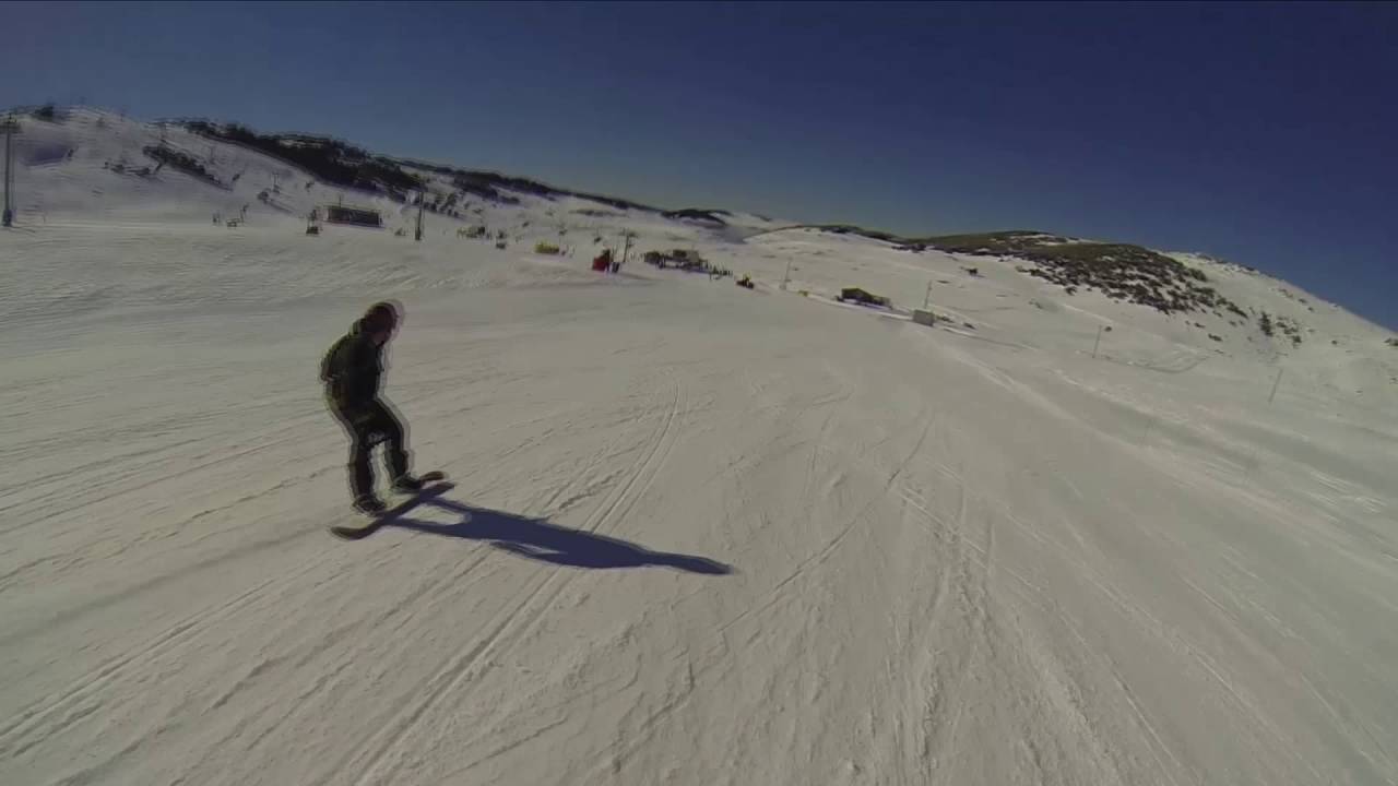 Snowboarding Falls Creek
