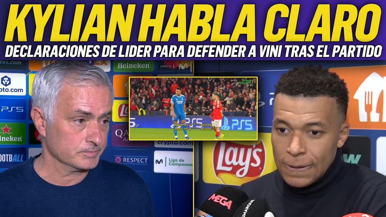 🔥MBAPPÉ DEFIENDE A VINICIUS JR Y MOURINHO CARGA CONTRA ÉL