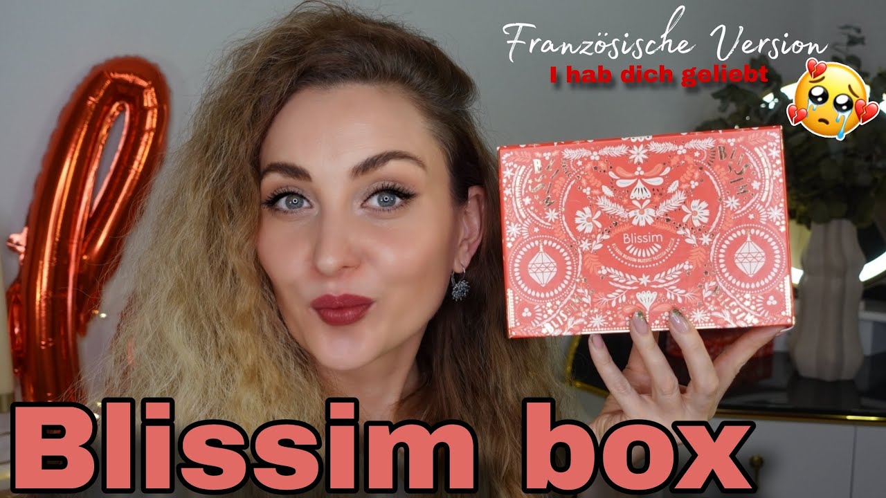 Blissim box Französische Version Unboxing | Meine letzte beauty box 💔 Dezember 2023