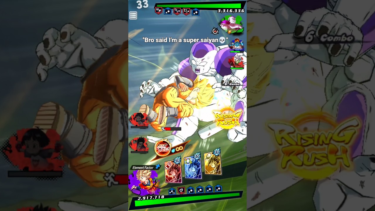 "New F2P SSJ Goten Cooked Ultra Full Power Frieza☠️💥" (Dragon Ball Legends) 