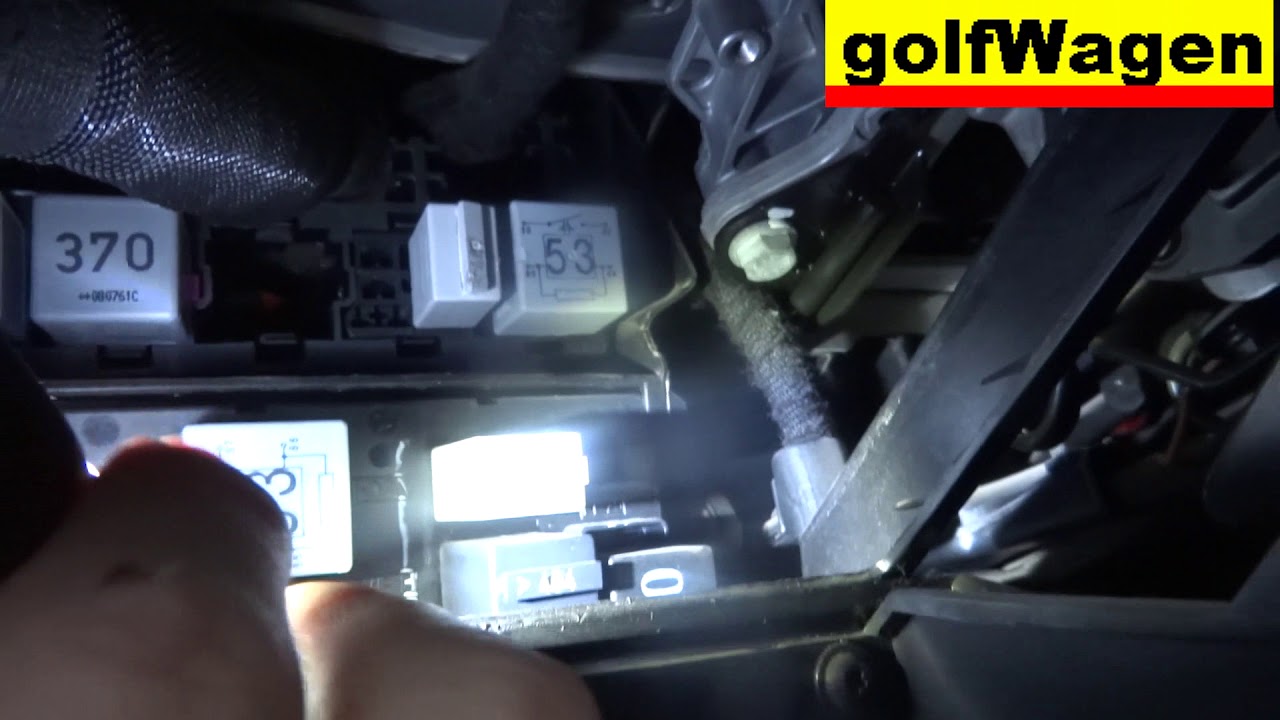 VW Golf 5 relay 53 starter relay info / relay for terminal 50 klampe 50