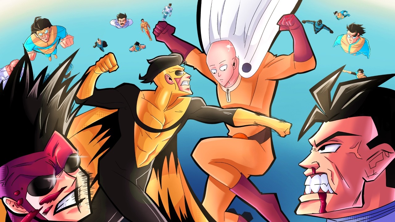🔥¿Qué Pasaría Si SAITAMA Estuviese en La Invencible War? FANFIC #anime #series #amazon #youtube