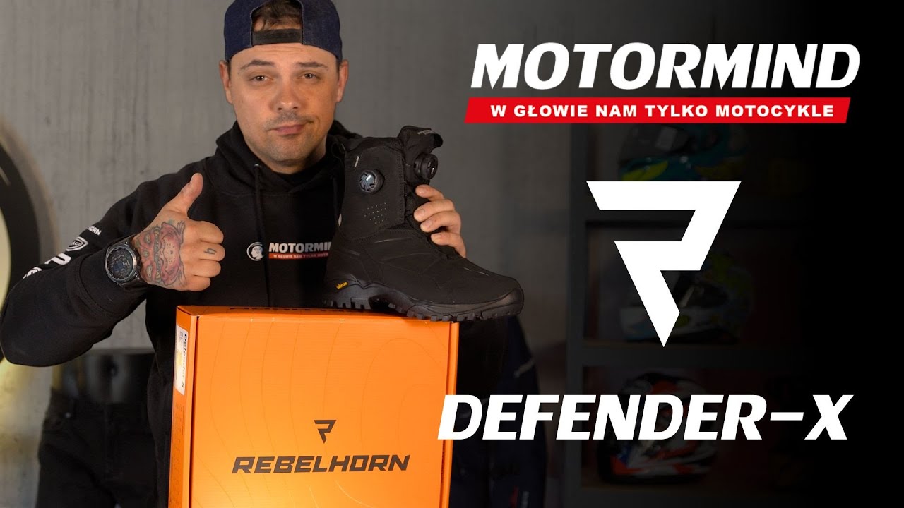 Rebelhorn Defender-X  Turystyczne buty motocyklowe z membraną wodoodporną