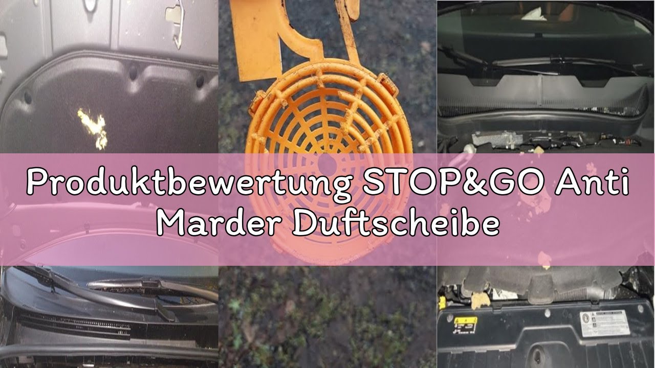 Produktbewertung STOP&GO Anti Marder Duftscheibe