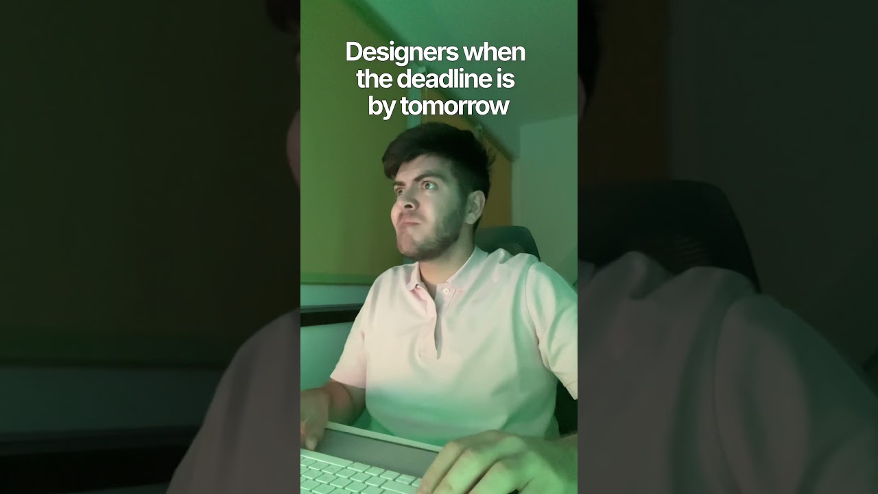 POV: Graphic Designers in a nutshell! #funny #graphicdesignfunny